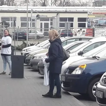 Happening antysmogowy uczniów ZSP1 w Radomsku