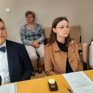 Obrady Dziecięcej Sesji Rady Gminy Ładzice