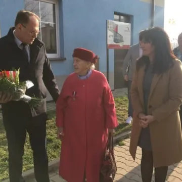 Odsłonięcie tablicy Stanisława Niemca