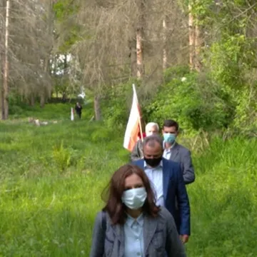 Oddali hołd zamordowanym Żydom z Przedborza