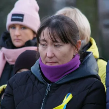 Radomsko: Wiec solidarności z Ukrainą