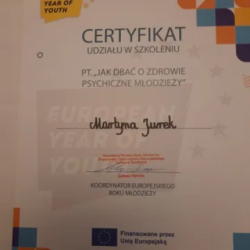 Martyna Jurek z „Drzewniaka” nagrodzona w konkursie KPRM