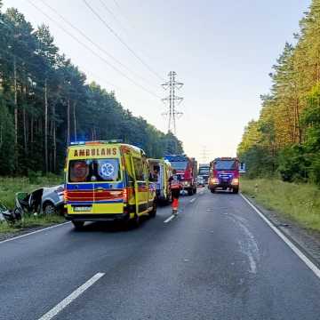 Wypadek w Gałkowicach Nowych. Trzy osoby poszkodowane