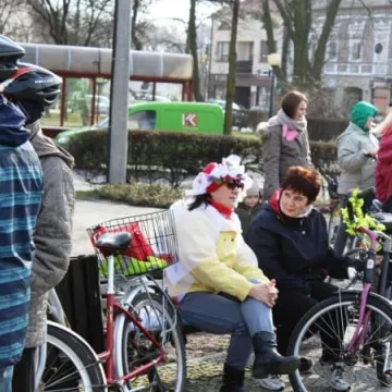 Powitali wiosnę na rowerach 