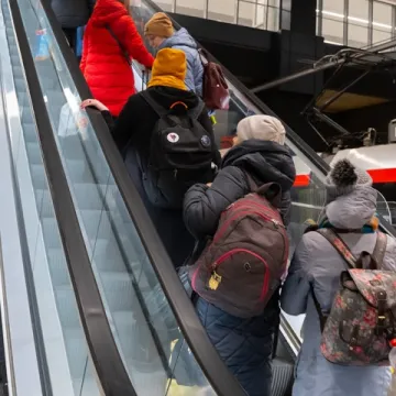 Trzeci pociąg z uchodźcami już w Łodzi