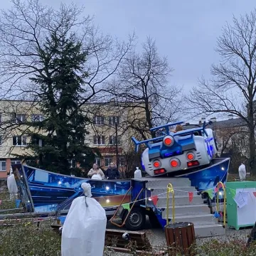 Plac 3 Maja w Radomsku zamienił się w świąteczne miasteczko