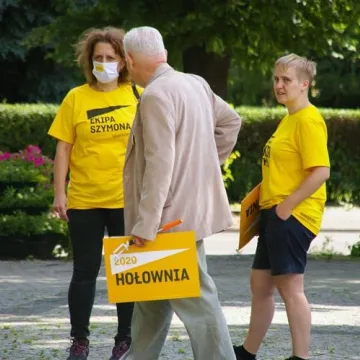 Kamper Szymona Hołowni gościł w Radomsku