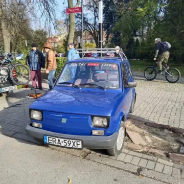 Zlot i parada zabytkowych samochodów w Święto Niepodległości w Radomsku