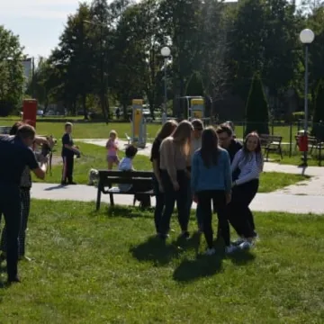 Krokusy zakwitną na „Wielorybku”