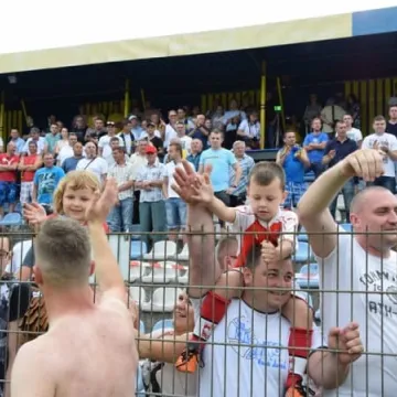 Kibice na meczu RKS Radomsko – Warta Sieradz