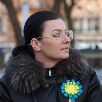 Radomsko: Wiec solidarności z Ukrainą