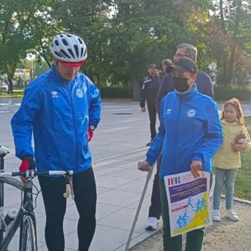 Rowerowa sztafeta członków RdR na Jasną Górę