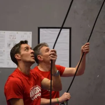 Wspinaczka w powiatowej hali