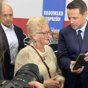 [WIDEO] Polska jest bezpieczna. Tak dla rozwoju nowoczesnych technologii. Rafał Trzaskowski z wizytą w Radomsku