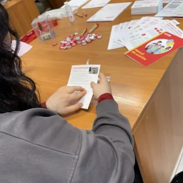 „Komórkomania” w ZSDiOŚ. Uczniowie i nauczyciele wsparli DKMS