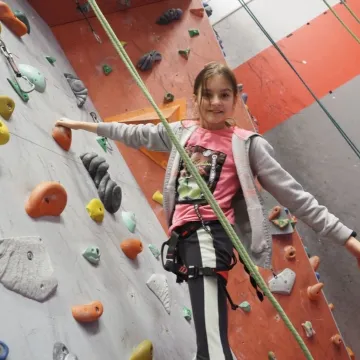 Nauka fotografii na ściance wspinaczkowej