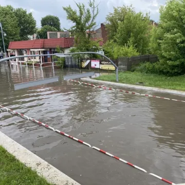 Jak zawsze zalało „mostek” w Radomsku