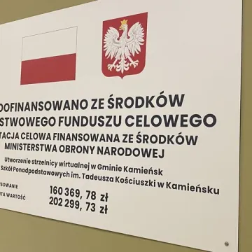 W ZSP w Kamieńsku oddano do użytku wirtualną strzelnicę