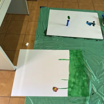 Radomszczańskie pejzaże oczami dzieci. Warsztaty prof. Wiatra w Muzeum w Radomsku