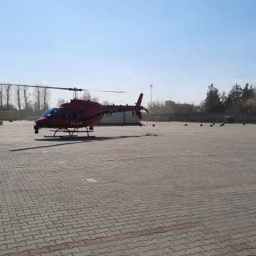 Radomsko: Policyjny helikopter w akcji