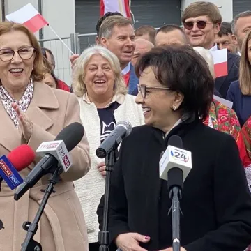 Marszałek Sejmu - Elżbieta Witek z wizytą w Strzałkowie