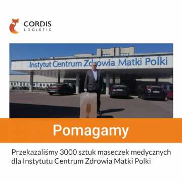 Cordis Logistic z pomocą dla DPS w Radomsku i Radziechowicach