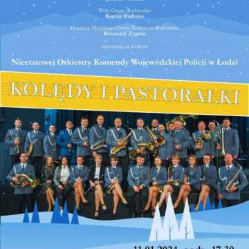 Policyjna orkiestra wystąpi w Radomsku. W programie kolędy i pastorałki