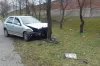 Zignorował znak stop. Wypadek z udziałem trzech aut na ul. Wyszyńskiego