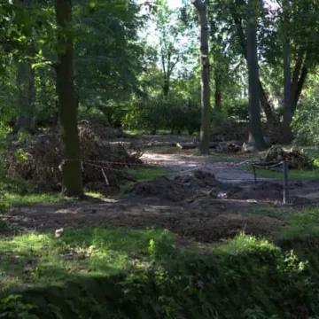 Trwają prace rewitalizacyjne w parku Świętojańskim