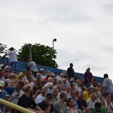 Kibice na meczu RKS Radomsko – Warta Sieradz