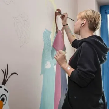 Pomalowali oddział dziecięcy