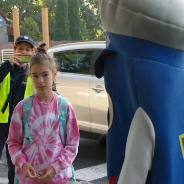 Przypominali, jak bezpiecznie dotrzeć do szkoły