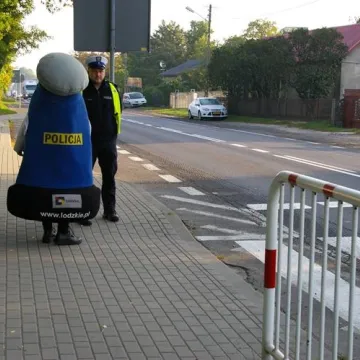 Przypominali, jak bezpiecznie dotrzeć do szkoły
