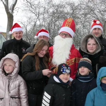 Święty Mikołaj odwiedził Strzałków