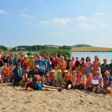 Harcerze z Hufca Radomsko na letnich obozach