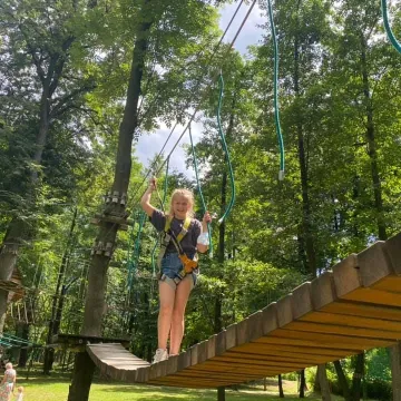 Harcerze z Hufca Radomsko na letnich obozach
