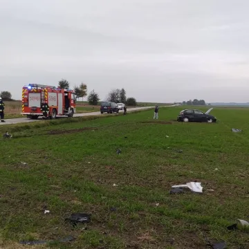 Nie ustąpił pierwszeństwa. Jedna osoba w szpitalu