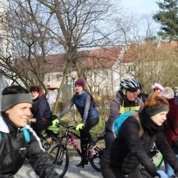 Powitali wiosnę na rowerach 