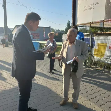 Krzysztof Ciecióra rozpoczął kampanię w terenie