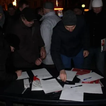 Obywatelski protest w Radomsku