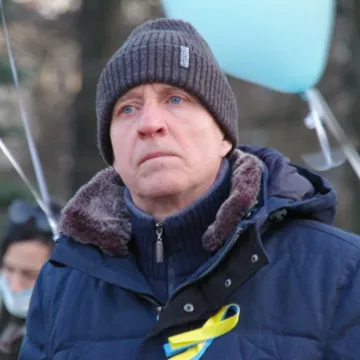 Radomsko: Wiec solidarności z Ukrainą