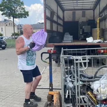 W Radomsku trwa finał mobilnej zbiórki elektroodpadów