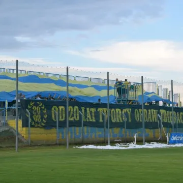 Kibice i doping na meczu RKS Radomsko – FA GKS Bełchatów