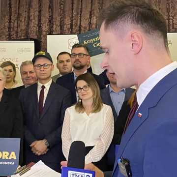 Poseł Krzysztof Ciecióra startuje na prezydenta Radomska i prezentuje program wyborczy oraz kandydatów na radnych