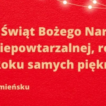 Życzenia z okazji Świąt Bożego Narodzenia