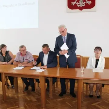 Zaprzysiężenie i ślubowanie nowej burmistrz Przedborza – Wiesławy Janosik