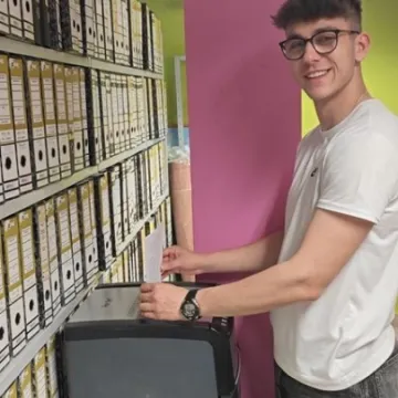 Zakończenie stażu uczniów ZSE z certyfikatami