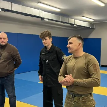 Zajęcia z samoobrony klasy mundurowej z Mechanika