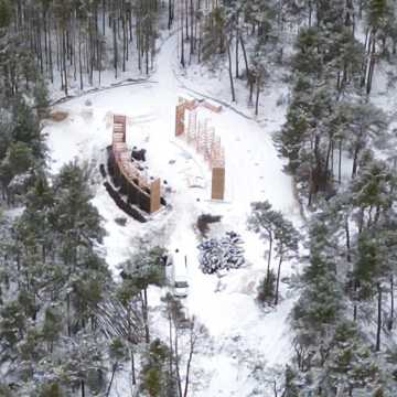 Nowe tężnie solankowe powstają na terenie dawnego WOSiR-u w Kamieńsku