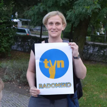 W obronie niezależnych mediów. Protest w Radomsku